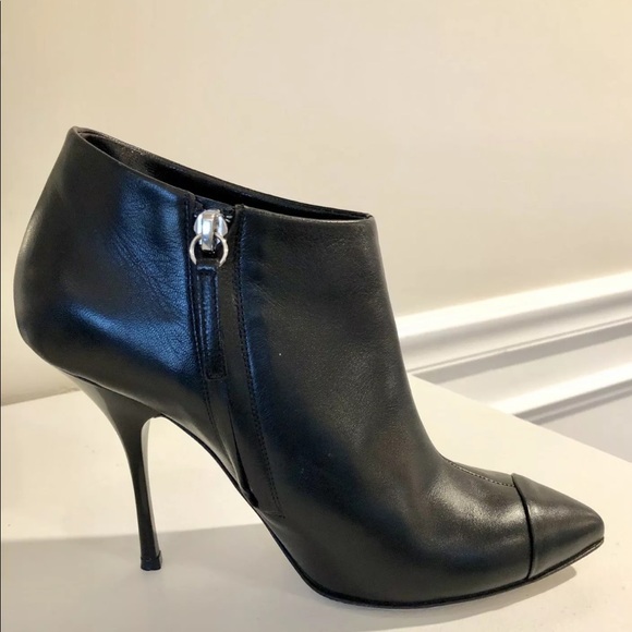 SOLD! Giuseppe Zanotti Leather Ankle Boots US 8-8.5 Eu39 - Picture 5 of 11